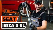 How to change rear shock absorber on SEAT IBIZA 3 6L [TUTORIAL AUTODOC]