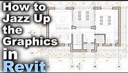 How to Jazz up Floor Plan Graphics in Revit Tutorial