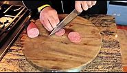 How to Cut Sausage for a Meat Tray : Regional American Dishes