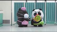 【Bamboo Panda ❤️】Got vaccinated | Chinese Short Animation | Cute and Happiness | 熊猫班卜 #panda #shorts