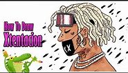 How To Draw and Coloring xxxTentacion grey hair