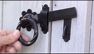 How to install a Gate Latch