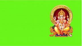 Shri Ganesh God Green Screen || Ganesh ji Bhagwan Free green screen video || god Ganesh ji