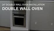 24" Double Wall Oven Installation And Trim Kit