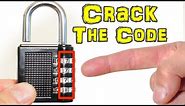 How to Crack the Code & Open a Combination Padlock