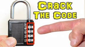 How to Crack the Code & Open a Combination Padlock