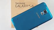 BLUE Samsung Galaxy S5 UNBOXING and Review