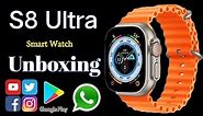 "S8 Ultra - 4G Android Smartwatch : S8 Ultra Smart watch Unboxing and review!"