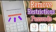 How to Reset Restrictions Password iOS 9/10/11 - No JB, No PC & No Restore