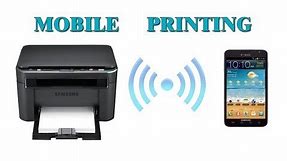 Mobile Printing | Samsung mobile print | Smart Phone Printing