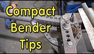 Making Tube Clamps - Compact Bender Tips