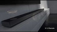 LG SY10Y: 5.1.2 ch High Res Audio Sound Bar with Meridian Technology & Dolby Atmos®