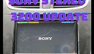 Sony XAV-AX3200 Firmware Upgrade V-1.02 | How to update your sony car stereo | sony xav ax 3200