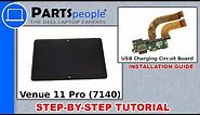 Dell Venue 11 Pro (7140) USB Charging Circuit Board How-To Video Tutorial