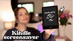 ☁️ How to Add a Custom Screensaver to your Kindle 💌