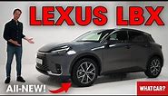 NEW Lexus LBX revealed! – best hybrid SUV? | What Car?