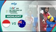 Highlight AVC Challenge Cup for Women 2023 - Indonesia vs Australia 3 - 0 | Moji