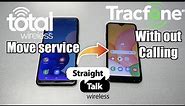 Switch your, Tracfone service from phone to another without calling customer service