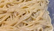 So simple, yet packs a punch. Cacio e pepe. Ingredients: Cracked black pepper 2 tsp Pecorino cheese 125g Spaghetti 150g Extra virgin olive oil 3tbsp Touch of lemon zest Method: - In a pestle and mortar coarsely grind your whole peppercorns - add them to a medium pan to toast - add water to the pan along with the olive oil - cook the pasta to 75% - put the pasta in with the pepper emulsion along with two small ladles of pasta water to cook the last 25%. - toss pasta to thicken. - add pecorino - m
