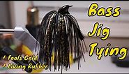 Bass Jig Tying: How To Make Your Own Bass Jigs | Fools Gold | Living Rubber Jigs
