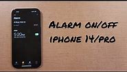 Alarm On/Off iPhone 14/Pro