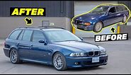 Building a REAL BMW E39 M5 Touring Wagon in 15 Minutes