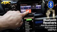 Add Bluetooth to AUXILIARY Input or USB Port - Bluetooth Receivers