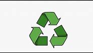 Kyoodoz: Let's Draw Recycling (Recycle) Symbol