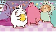 The Cutest Party Guests Ever - Molang and Piu Piu | Funny Compilations For Kids