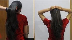 Lovely Long Jet Black Hair! | Hair Play Rambut Wanita Indonesia ~ Model 7