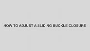 Adjusting Sliding Buckle Closure on Anne Klein Watches