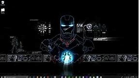 Iron Man Blueprints [wallpaper engine]