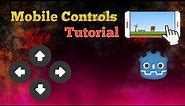 How to add touch screen controls in Godot 4 || Godot mobile editor tutorial