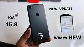 New Update for iPhone 7- iOS 15.8 - Features + Changes