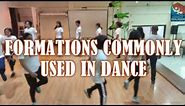 FORMATIONS COMMONLY USED IN DANCE