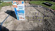 12’ x 30” Bestway Steel Pro Max pool install