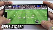 iPhone 15 Pro test game EA SPORTS FC MOBILE 24