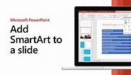 Create a SmartArt graphic