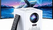 Projector with WiFi and Bluetooth, 5G WiFi 4K HD 20000L Portable Movie Projector with Mini Tripod, Outdoor Projector Home Video Smart Projectors Compatible with iOS/Android/Laptop/TV Stick/HDMI/ PS5
