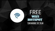 FREE WIFI hotspot with Spectrum