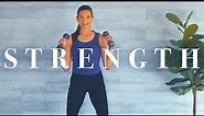 Weight Training for Beginners & Seniors // 20 Minute Workout to Build Strength