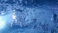 Blue Water Bubbles Floating Background Animation Motion Graphics HD