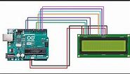 Liquid Crystal display with arduino (Without potentiometer) | Easy interfacing of LCD with Arduino