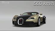 Gran Turismo 6 Bugatti Veyron 2013 - 560 km/h Top Speed
