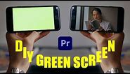How To Green Screen/Chroma Key WITH YOUR PHONE in Adobe Premiere Pro