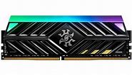 Memória XPG Spectrix D41 TUF RGB, 8GB, 3000MHz, DDR4, CL16, Preto - AX4U300038G16-SB41