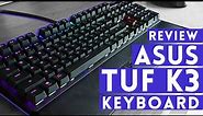 Sweet and Tuf – ASUS TUF K3 Keyboard Review