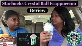 Starbucks Crystal Ball Frappuccino Review | Starbucks Mukbang