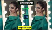 Photoshop Tips: How to Blur Your Photo Background Like a Pro - v5