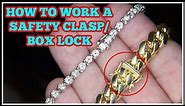 How to UNCLASP a Box lock/ Safety lock...